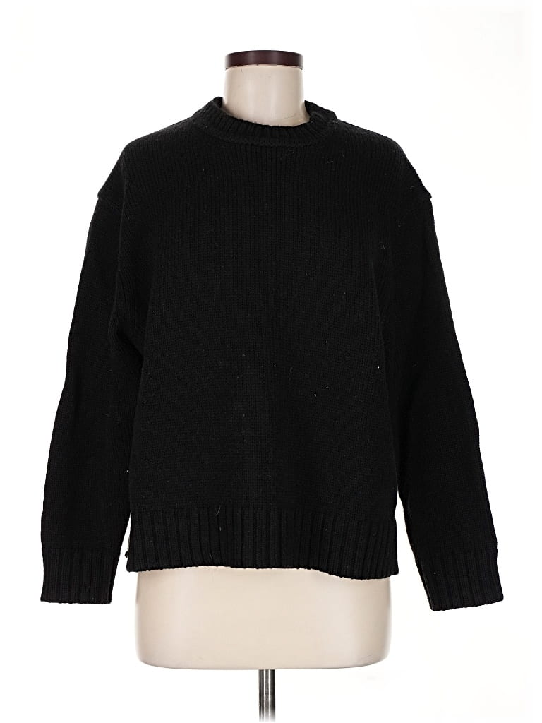 Pre-owned Zara Pullover Sweater In Black