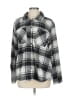 Como Blu 100% Polyester Gray Long Sleeve Button-Down Shirt Size L - photo 1