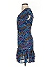 Slate & Willow 100% Polyester Paisley Blue Cocktail Dress Size XS - photo 5