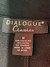 Dialogue Solid Black Blazer Size M - photo 6