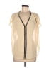 Moonlight 100% Polyester Ivory Sleeveless Blouse Size M - photo 1
