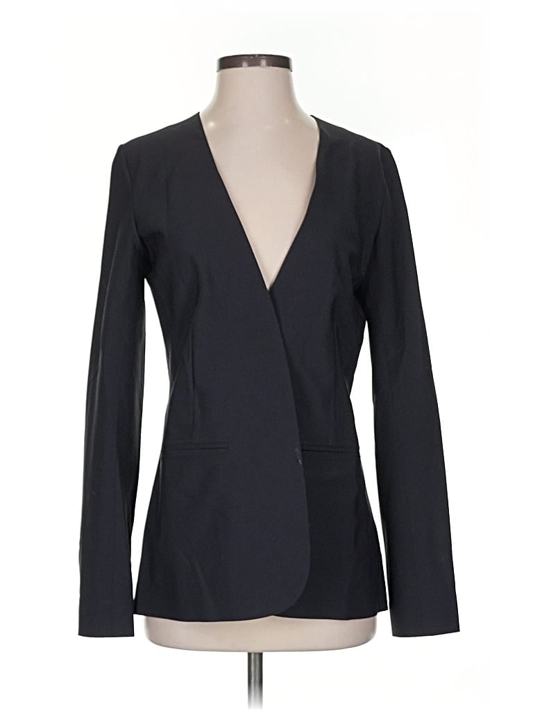 Pre-owned Athleta Blazer Jacket In Black