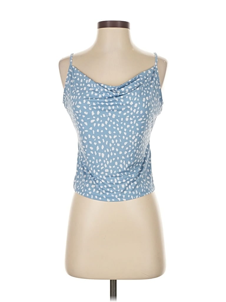 Pre-owned Urban Outfitters Sleeveless Top Blue Sweetheart Neckline Tops