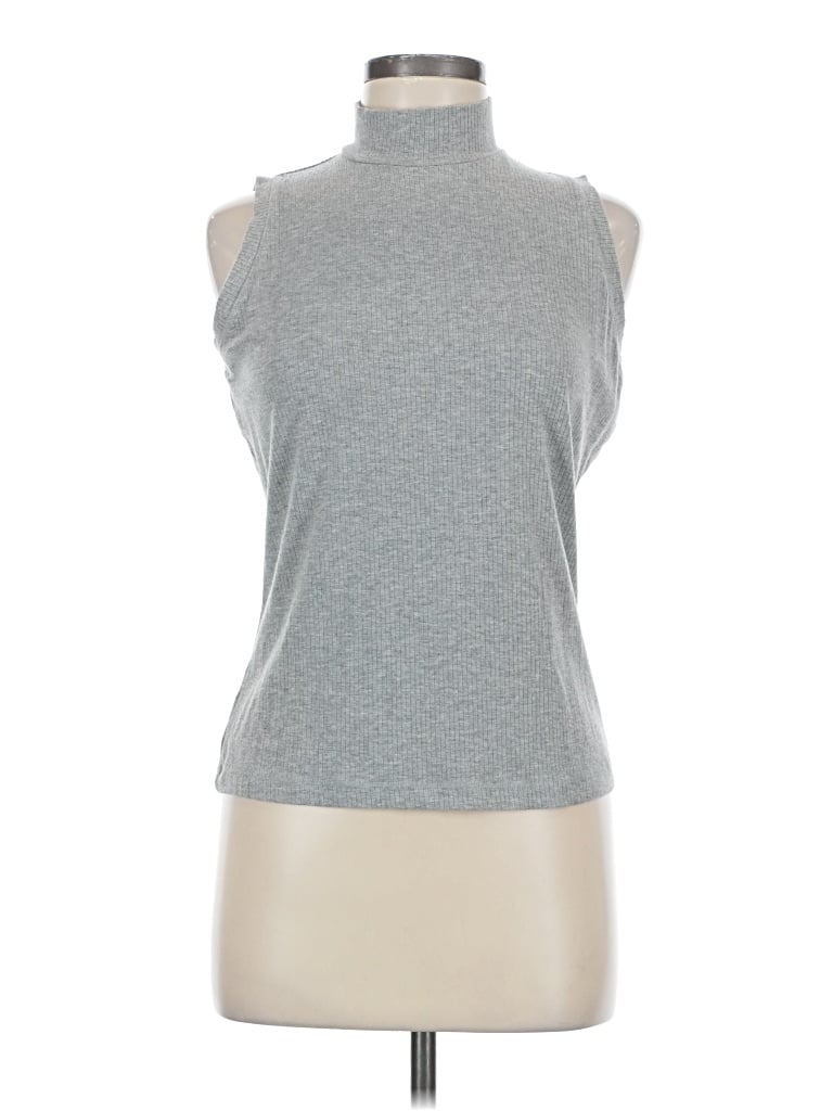 Pre-owned Banana Republic Sleeveless T-shirt In Gray