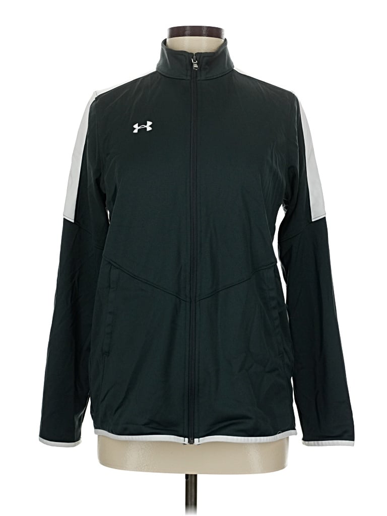 Pre-owned Under Armour Track Jacket In Green