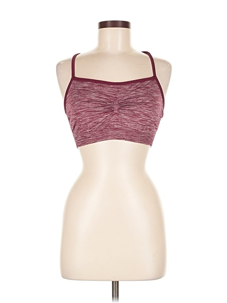 Pre-owned Calia By Carrie Underwood Sports Bra In Burgundy