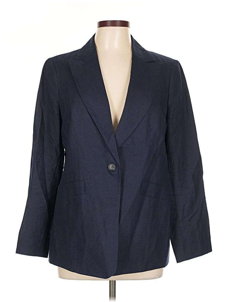 Pre-owned Talbots Blazer Jacket In Blue
