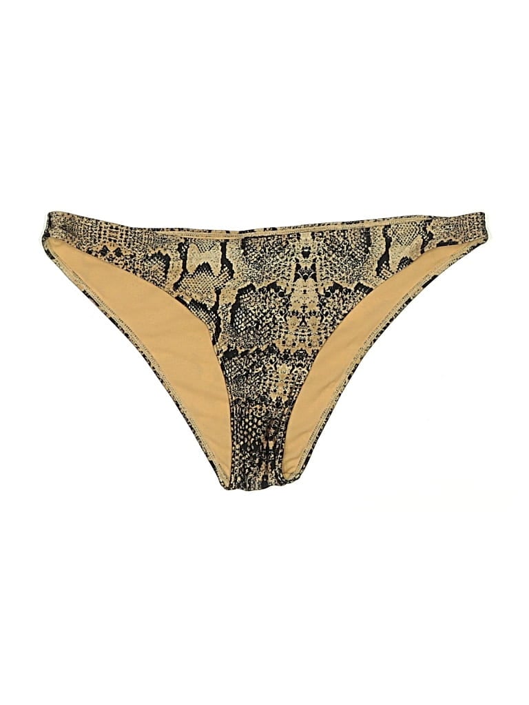 Pre-owned H&m Swimsuit Bottoms In Gold