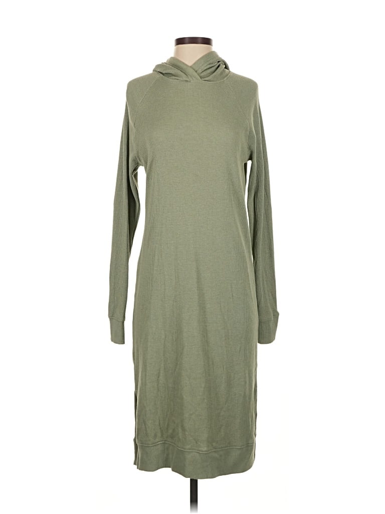 Pre-owned Eddie Bauer Casual Dress In Green