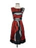 Max and Cleo 100% Polyester Graphic Red Cocktail Dress Size 2 - photo 1