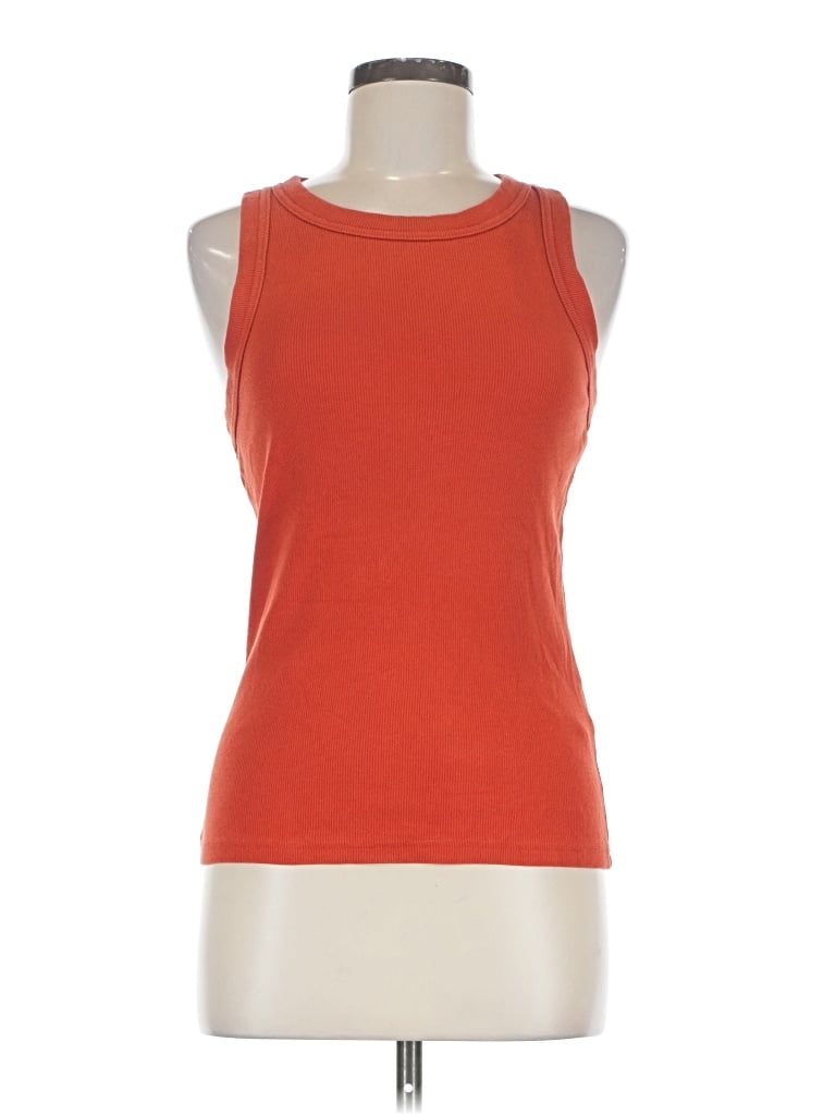 Pre-owned Banana Republic Sleeveless T-shirt In Orange