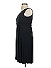 Lands' End Solid Black Casual Dress Size XS - photo 5