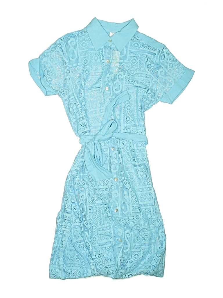 Pre-owned Becca Swimsuit Cover Up In Blue