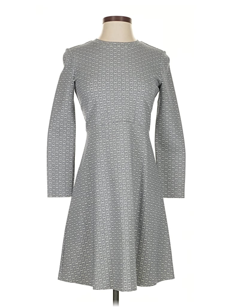 Pre-owned Tory Burch Casual Dress In Gray