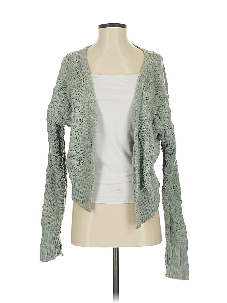Pre-owned Jessica Simpson Cardigan Sweater In Green