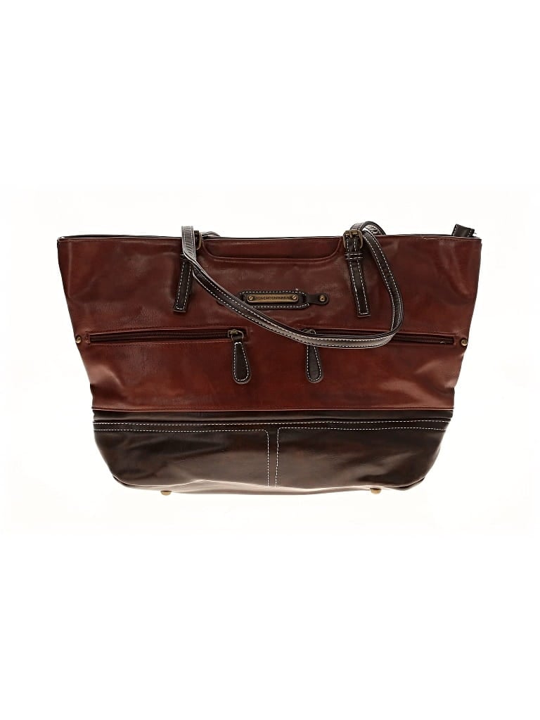 Pre-owned Stone Mountain Tote Bag In Brown
