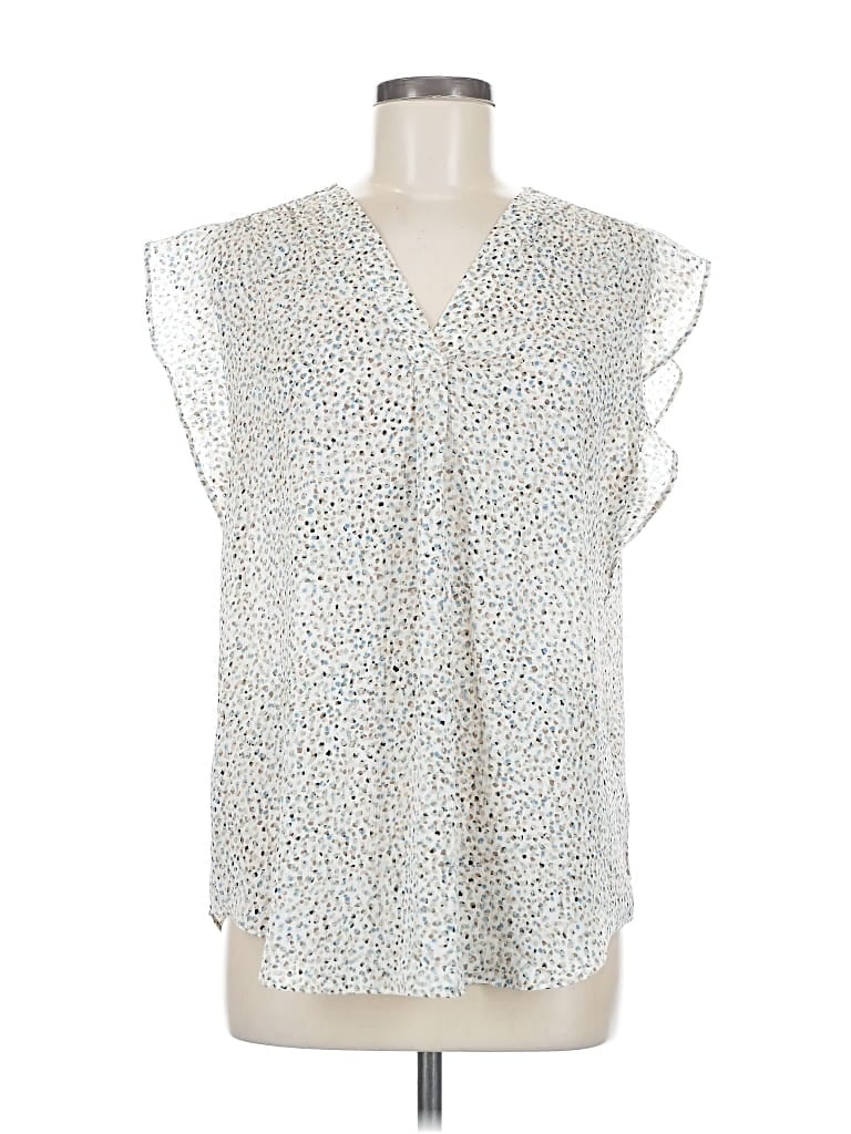 Pre-owned Vince Camuto Sleeveless Blouse In Silver