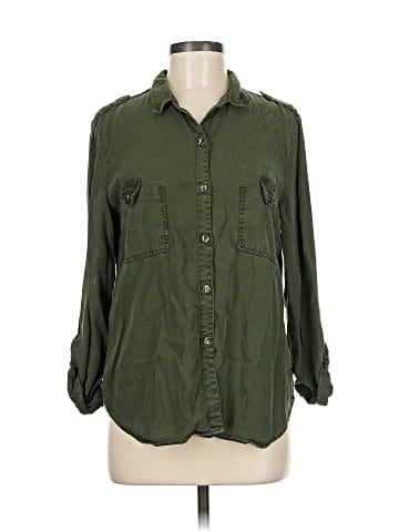 On The Road... 3/4 Sleeve Button-Down Shirt (view 1)
