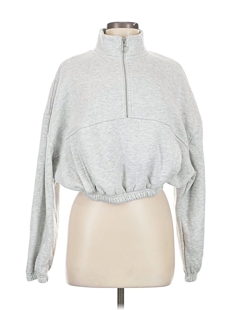 Pre-owned Lazy Sundays Turtleneck Sweater In Silver