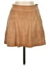 Joie 100% Polyester Solid Tan Faux Leather Skirt Size 0 - photo 1