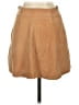 Joie 100% Polyester Solid Tan Faux Leather Skirt Size 0 - photo 2