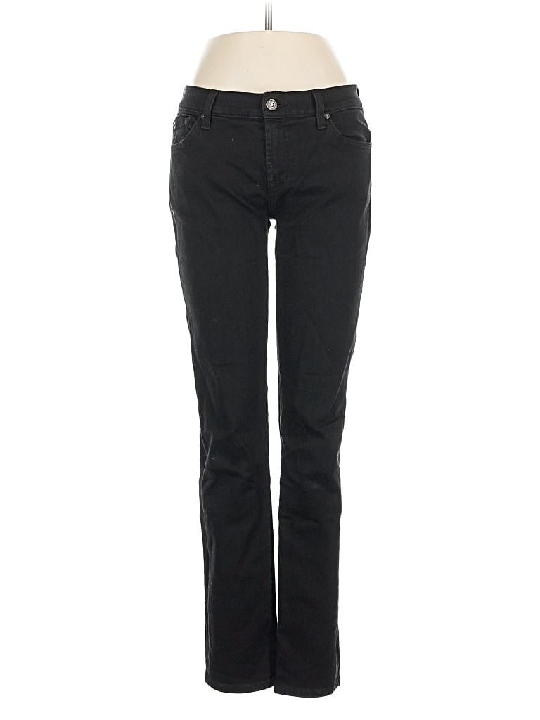 Pre-owned 7 For All Mankind Jeans In Black