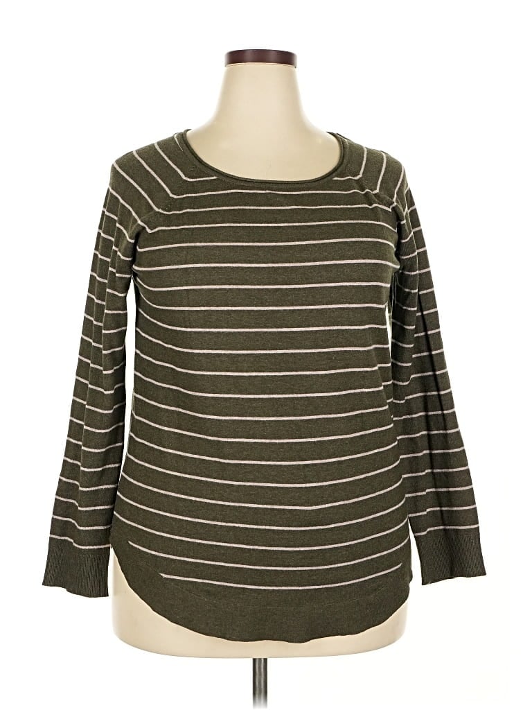 Pre-owned Pink Clover Pullover Sweater In Green