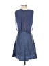 Kling Solid Blue Casual Dress Size 3 - photo 2