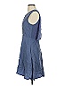 Kling Solid Blue Casual Dress Size 3 - photo 5