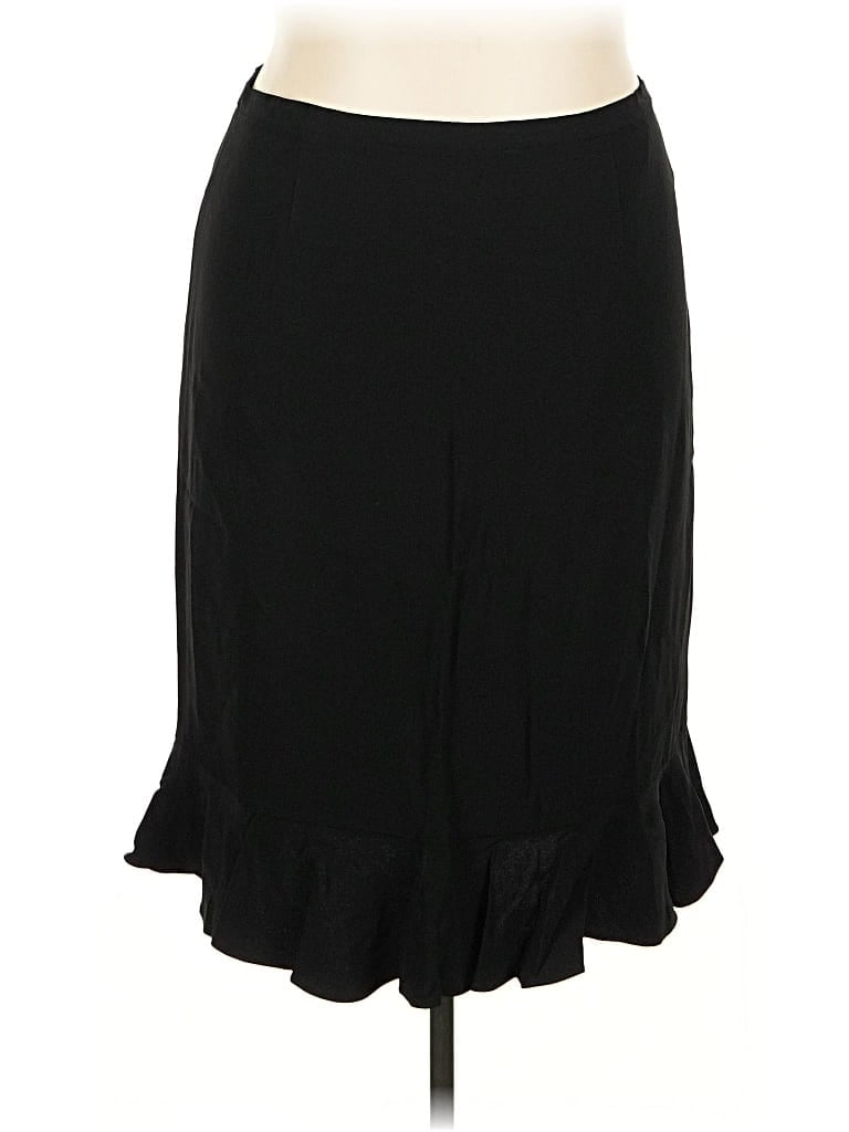 Pre-owned Lafayette 148 Formal Skirt In Black
