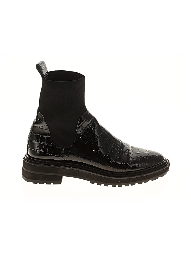 Pre-owned Loeffler Randall Ankle Boots In Black