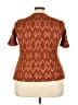Roolee Brown Short Sleeve Top Size 3X - photo 2