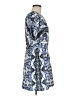wren 100% Polyester Print Blue Cocktail Dress Size M - photo 4