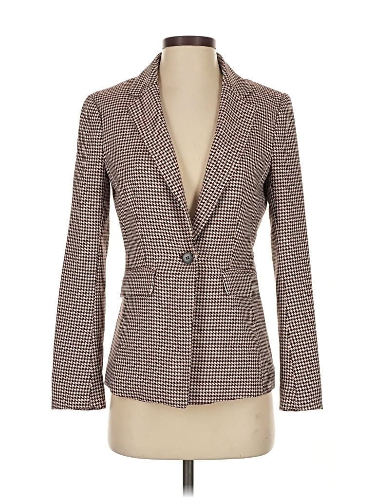 Pre-owned H&m Blazer Jacket In Brown