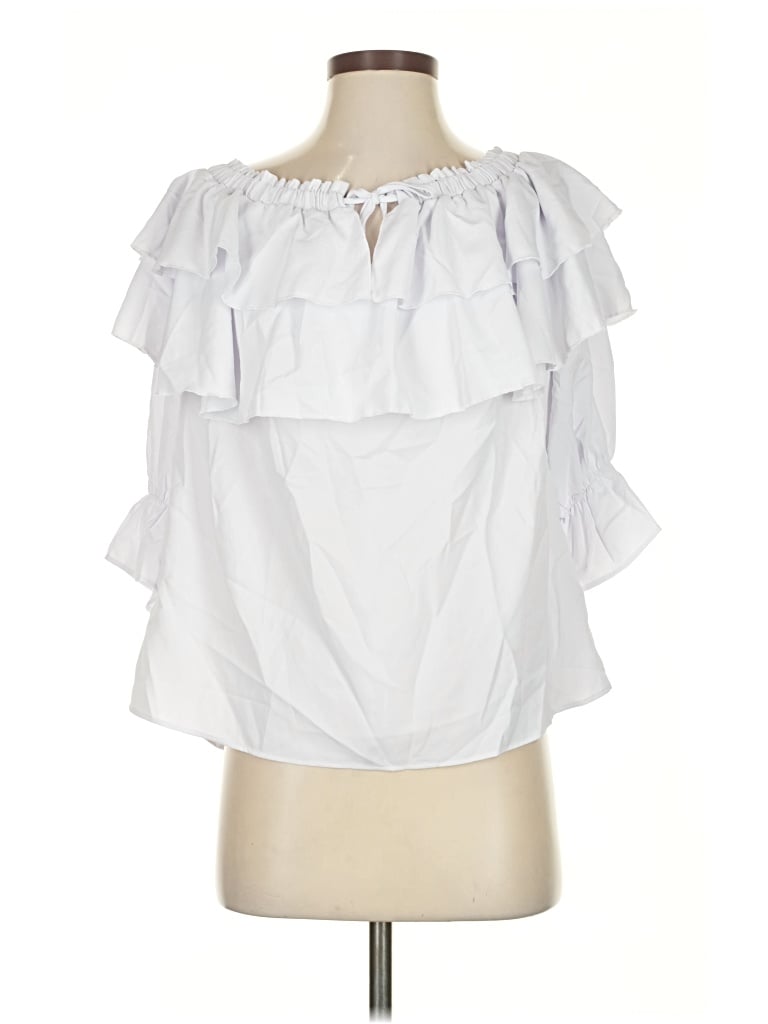 Assorted Brands Sleeveless Blouse In White