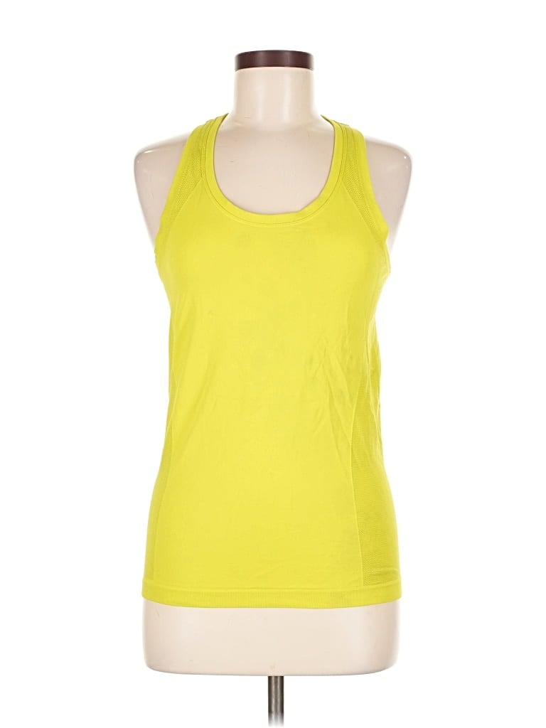 Pre-owned Unbranded Active Tank Top In Yellow