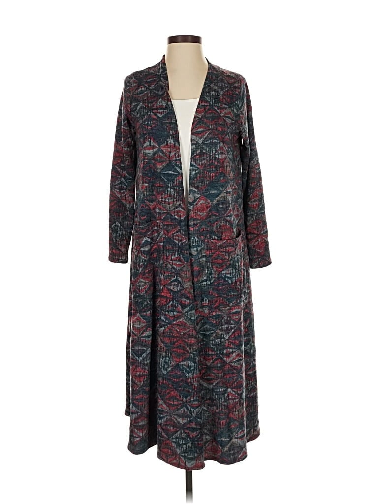 Pre-owned Lularoe Cardigan Sweater In Gray