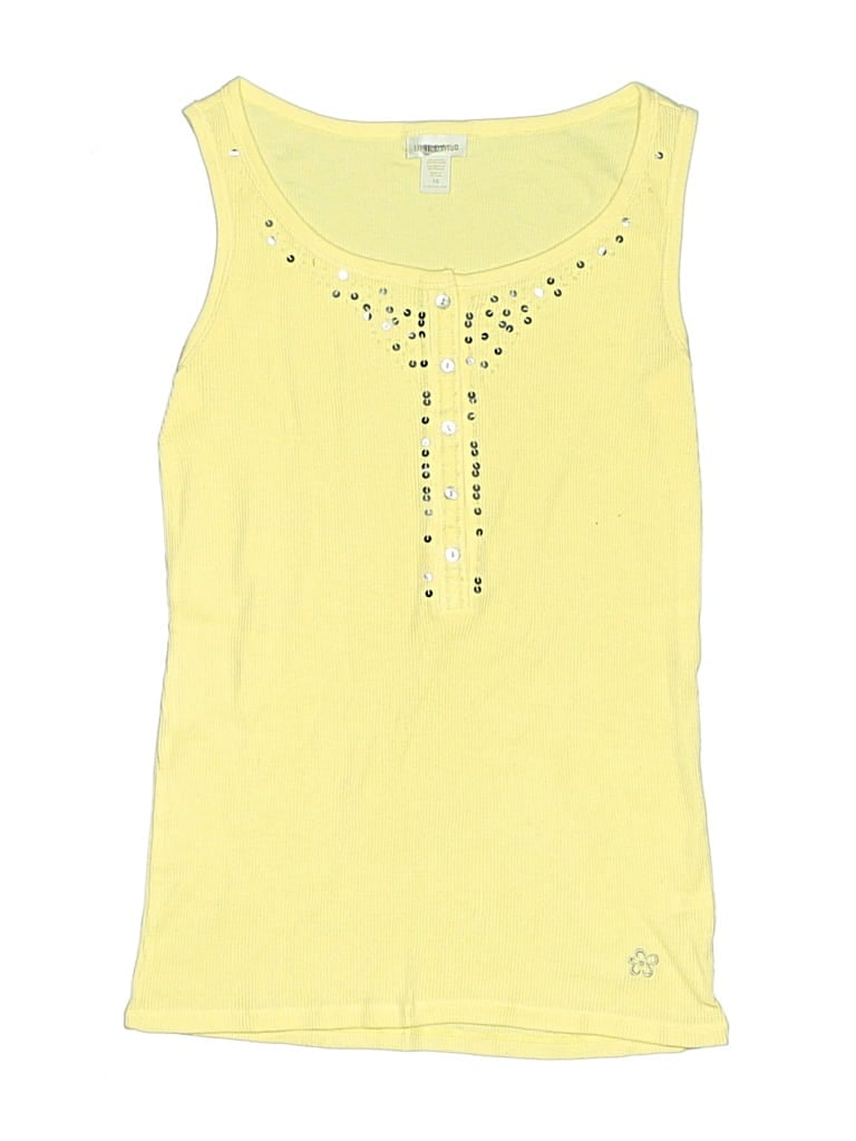 Pre-owned Limited Too Kids' Sleeveless T-shirt In Yellow