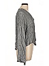 E&M Collection 100% Rayon Gray Long Sleeve Blouse Size L - photo 4