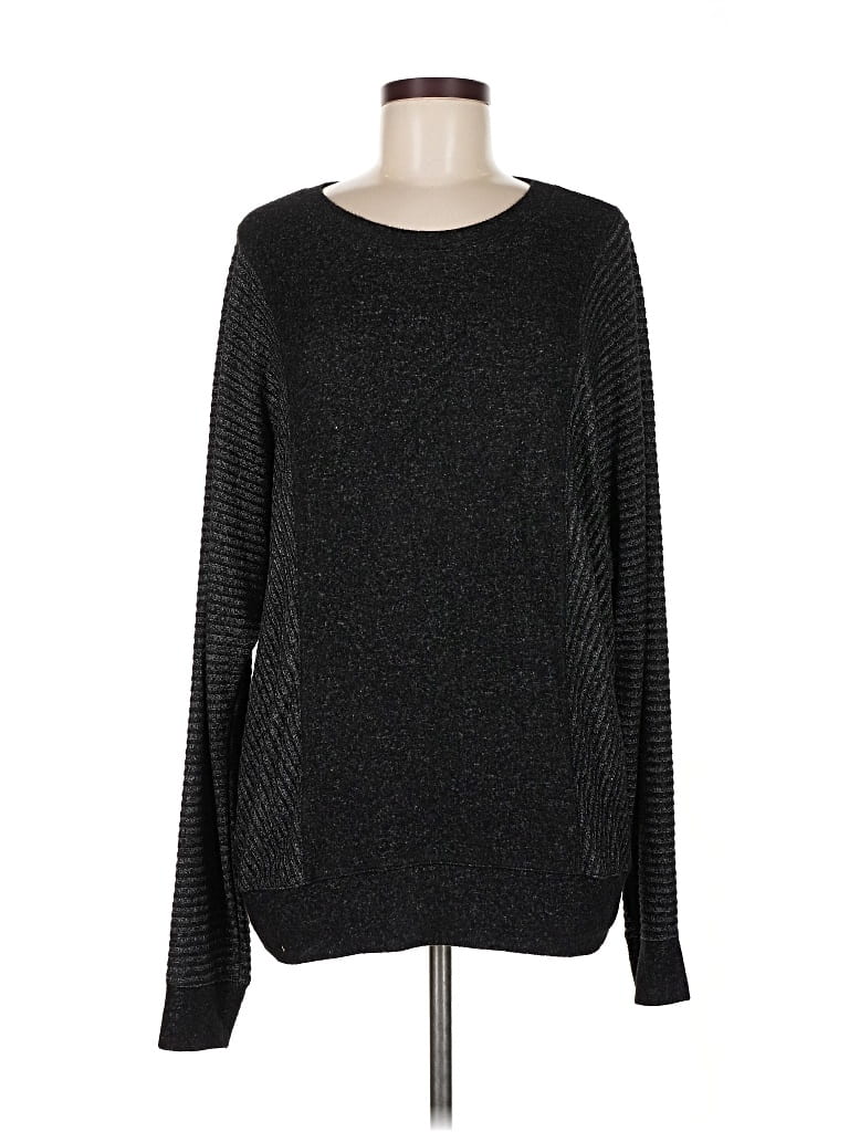 Pre-owned Mono B Pullover Sweater In Black