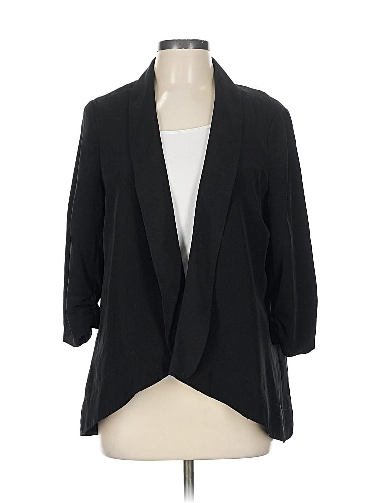 Pre-owned Alfani Blazer Jacket In Black