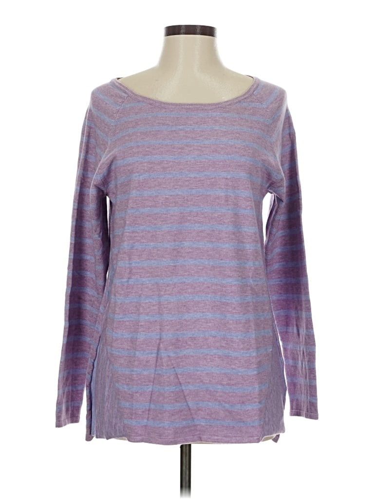 Pre-owned Soft Surroundings Pullover Sweater In Purple