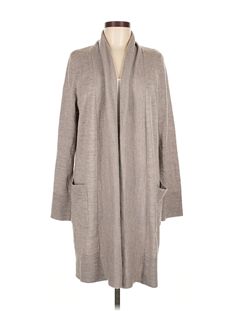 Pre-owned Tahari Cardigan Sweater In Gray