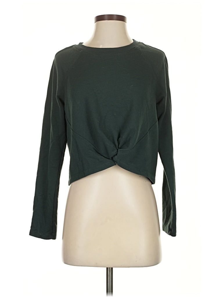 Pre-owned 90 Degree By Reflex Cardigan Sweater In Green