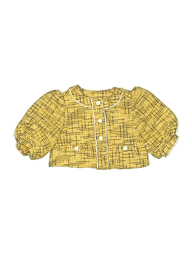 Pre-owned Janie And Jack Kids' Jacket In Yellow