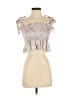 Likely 100% Polyester Ivory Blue Tank Top Size S - photo 1