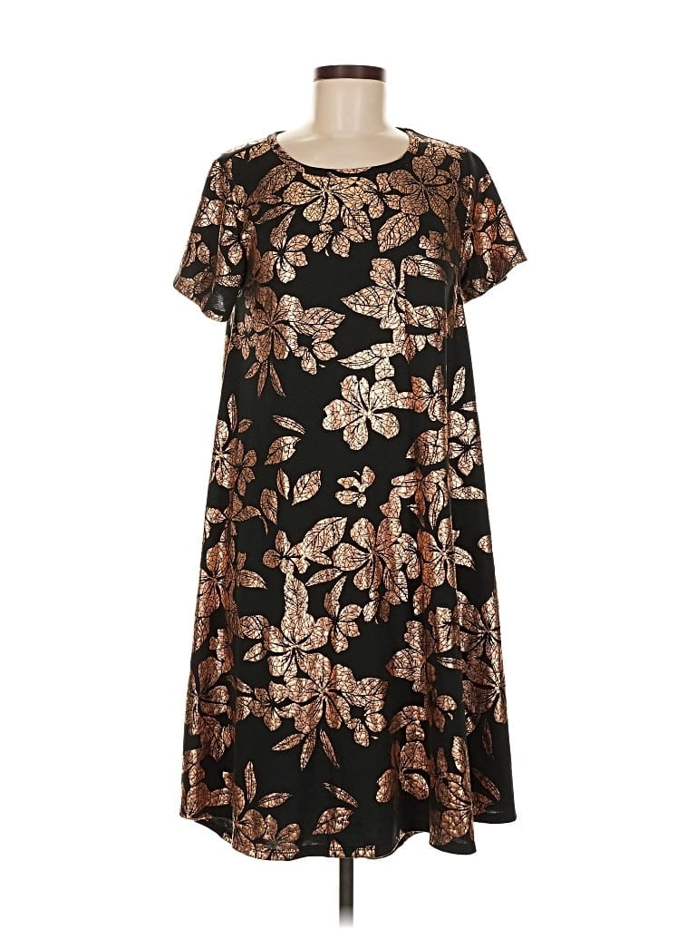 Pre-owned Lularoe Casual Dress In Brown