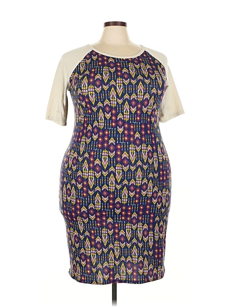 LULAROE Pre-owned Casual Dress In White