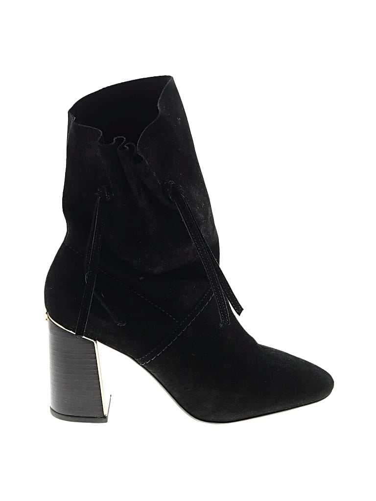 Pre-owned Tory Burch Ankle Boots In Black