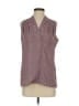 Etcetera 100% Polyester Burgundy Sleeveless Blouse Size 2 - photo 1